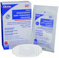 Dukal Transparent Semi-Permeable Dressing, 1-1/2"x2", Sterile, 1/pk 100pk/bx 100 pcs sku# 1304066MA