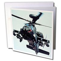 3dRose Apache Longbow - Greeting Cards, 6 x 6 inches, set of 12 (gc_730_2)