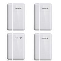 Fosmon 4 Pack WaveLink 51018HOM Add-On Door Contact Sensor Unit (No Receiver) - White