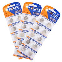 186 386 SR43W Alkaline Button Cell Watch Batteries 1.5V Count 30Pcs