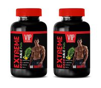Testosterone Booster Power - Extreme Male Pills - tongkat ali and maca - 2 Bottles 120 Tablets