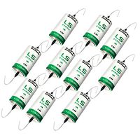 10x SAFT LS33600BA_AX D 3.6V 1700mAh Lithium Battery for Fleet Monitoring, Tracking Devices for Hunting Dogs, Carbon Monoxide Detectors, Intrusion Sensors,Smart Utility Metering, Emergency Backup