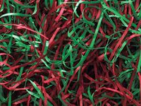 4oz Bag Blend VERYFINE Fine Cut Gift Basket Shred Paper Filler Red & Green nfLG -697