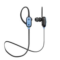 Bluetooth Wireless Earbuds  Secure Ear-hook, 7 Hour Playtime, 30 Foot Range, Hands-Free Calling, Sweat Resistant  JAM Live Large Earphones Blue