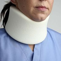 MediChoice Serpentine Cervical Collar, Small, 1-Inch Medium-Density Foam Covered with Stockinette, Hook and Loop Closure, 3.5 Inch High x 18.25 Inch Long (Each of 1)