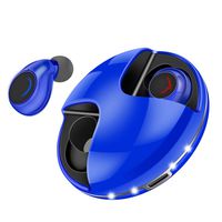 Wireless Earbuds, Wireless Headphones Bluetooth 5.0 20H Playtime, Stereo Sound Bluetooth Earbuds IPX5 Sweatproof Sports, Auto Pairing Wireless Earphones Volume Control with Charging Case - Blue
