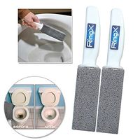 Gouptec 2PCS/LOT Ring Pumice Stoner Toilet Cleane Natural Pumice Stone Brush Pumice Stone Scouring Stick