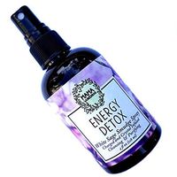White Sage Smudge Spray - Negative Energy Cleansing and Spirit Spray - Energy Detox with White Sage, Holy Basil, Moon Water and Crystals