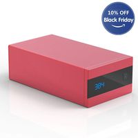 Dilvpoetry SMSL Sanskrit 10th Anniversary Edition HiFi Mini DAC DSD256 USB/Coaxial/Optical /OTG 32bit/384kHz Decoder Audio Amplifier Remote Control(Red)