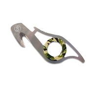 Growler Gut Hook Knife with Bottle Opener - Stainless Steel Skinner Knife for Hunting and Skinning with Finger Hole