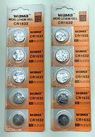 Wama CR1632 3V Lithium Coin Cell Battery (10 Batteries)