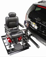 Harmar Mobility AL560 Automatic Powerchair Lift Outside Carrier and AL105 Swing Away Joint