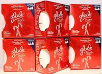 Glade Plug-In Sc. Oil Starter Kit (Warmer & Refill) Peppermint Crush 6-Pack