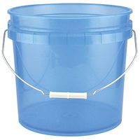 3.5-Gal. Blue Plastic Translucent Pail (Pack of 3)