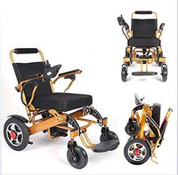 WLY Disabled Electric Wheelchair 500W/20A Lithium Battery Double Drive one Button Folding Adult Portable Electric Wheelchair Elderly Scooter