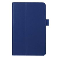 Tiean Leather Case Stand Cover For Amazon Kindle Fire HD 7 2015 Tablet (Dark Blue)