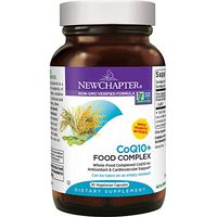 New Chapter CoQ10 Supplement - 30 ct (1 Month Supply) Coq10+ Food Complex for Antioxidant and Cardio Support + Gluten Free + Non-GMO Ingredients