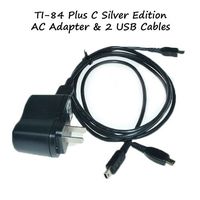TI-84 Plus C Silver Edition Charger Power Adapter With 2 USB Model: 5V1AKIT Office Supply Store