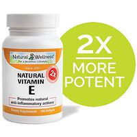Natural Wellness Vitamin E - Mixed Tocopherols - 400iu, 100 Softgels