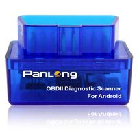 Panlong Bluetooth OBD2 OBDII Car Diagnostic Scanner Check Engine Light for Android - Compatible with Torque Pro