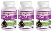 Immune Support System - ACAI Berry Lean - Pure and Potent Ingredients - acai to go - 3 Bottles (180 Capsules)