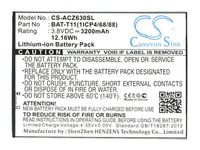 GSParts 4000mAh 3.8V BAT-T11 ICP416888L1 Battery for Acer Liquid Z630 Z630S