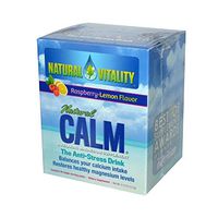 Natural Calm, Raspberry Lemon 30 Pkts by Natural Vitality (Pack of 2)