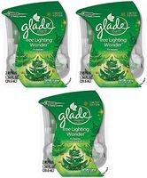 Glade Plugins Scented Oil Refill - Winter Collection 2017 - Tree Lighting Wonder - 2 Count Refills Per Package - Pack of 3 Packages