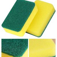 SAQIMA 14PCS Sponge Coral Eco Non-Scratch for Dish Scrub Sponges Kitchen Cleaning Sponges Block Honeycomb Supplies Cleaner