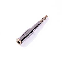 ienza® 3.5mm 4-Pole Male to 3.5mm 4-Pole Female Audio Jack Extender / Adapter Cable for iPhone 5/5s/6/6s and Android Smartphone Battery and Thick Protective Cases, ModelMETAL