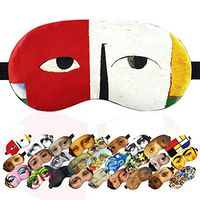 Sleep Mask Head of The Peasant Kazimir Malevich for Women Men - 100% Soft Cotton - Comfortable Eye Sleeping Mask Night Cover Blindfoldfor Travel Airplane (Head of a Peasant, Plastic Pack)