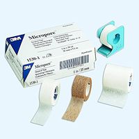 Micropore Surgical Tape 0.5 in. x 10 yd./White/Qty 240