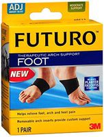 Nexcare Futuro Therapeutic Arch Support Moderate, 1 pair (Pack of 2)