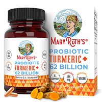 Probiotic Turmeric+ Extra GI Support by MaryRuth's - Turmeric Complex with Probiotics - Turmeric Curcumin Capsules for Digestion - Plant-Based, Vegan Capsule - Sugar-Free - 60 Count