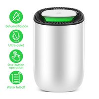 Honati Small Dehumidifier for Bedroom, Bathroom, Baby Room, RV, Wardrobe, Locker and Closet, Ultra Quiet Home Mini Portable Dehumidifiers with Auto Shut Off (Up To 160 Sq.Ft, 600ml)