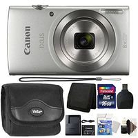 Canon Ixus 185/Elph 180 20MP Digital Camera Silver with 16GB Complete Accessory Kit