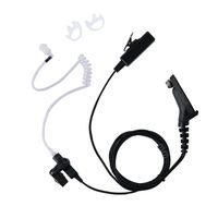 Klykon 2 Wire Surveillance Kit Eeapiece Headset for Motorola MTP850 MOTOTRBO XPR6550 XPR7550 XPR7580 XPR7380 APX6000 APX4000 XPR7350 APX7000 XPR6350 Walkie Talkie 2 Way Radio