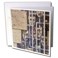 3dRose Spain, Bilbao. Painted wall, Teatro Arriaga - EU27 CMI0294 - Cindy Miller Hopkins - Greeting Cards, 6 x 6 inches, set of 12 (gc_82568_2)