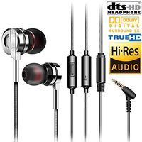Earbuds,Earphones,Headphones,HaRuion in-Ear Earbuds,Metal Ear Buds,Extra Bass with Mic/Remote Control in Ear Earbud,Powerful Deep Bass for Apple iPhone/Samsung/Huawei/Sony Mobile Tablet Music Players