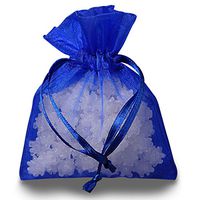 Royal Blue Organza Bags | Quantity: 30 | Width: 3"