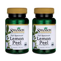 Swanson Full Spectrum Lemon Peel 400 Milligrams 60 Capsules (2 Pack)