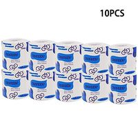 keebgyy 3-Ply Toilet Paper, 10 Rolls Family Super Soft Comfortable Tissue Standard Paper Rolls For Household, Random Packaging