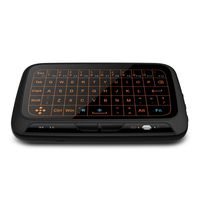 Calvas 2.4GHz Wireless Keyboard Full Touchpad Backlight Keyboard Large Touch Pad Remote Control Air Mouse for Smart TV Android TV Box