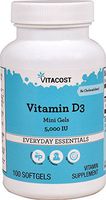Vitacost Vitamin D3-5000 IU - 100 Softgels - Mini Gels