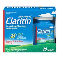 Claritin 24 Hour Non Drowsy Allergy Tablet, 70 Count