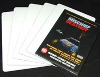 Square Deal Recordings & Supplies (30) White Standard 20mil DVD Case Divider Cards - 5 5/8" x 8 1/2" - DVNS85WH20