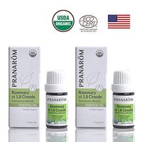Pranarom - Certified USDA and ECOCERT Organic Rosemary Essential Oil ct 1,8 cineole 5ml 2 Pack