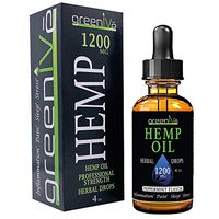 GreenIVe - Hemp Oil - Premium Quality Hemp Plant Oil - USA farmed and Bottled - Exclusively on Amazon (4 Ounce 1,200mg, Peppermint)