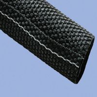 Roundit 2000 FR 3/4" (19mm) Black With White Tracer - 10 Feet