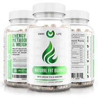 Fat Burner - Premium Natural Weight Loss & Energy Booster Supplement with Raspberry Ketones, Caffeine, Garcinia Cambogia - Advanced Thermogenic Fat Burner Pills for Ketosis - 60 Capsules